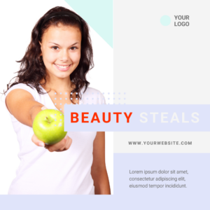 Beauty and diet template
