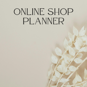 Online shop planner