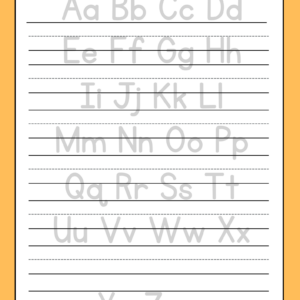 Tracing worksheet