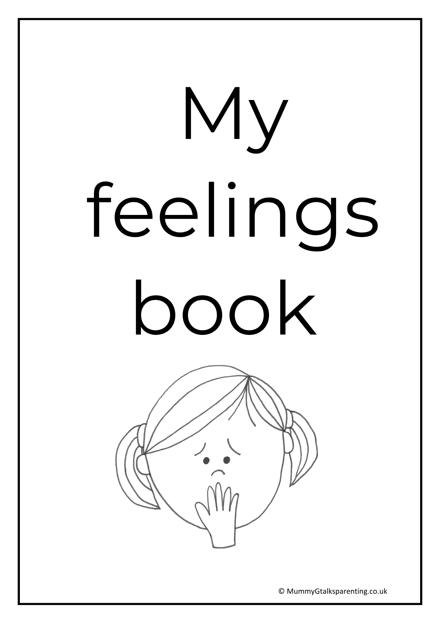 My Feelings book