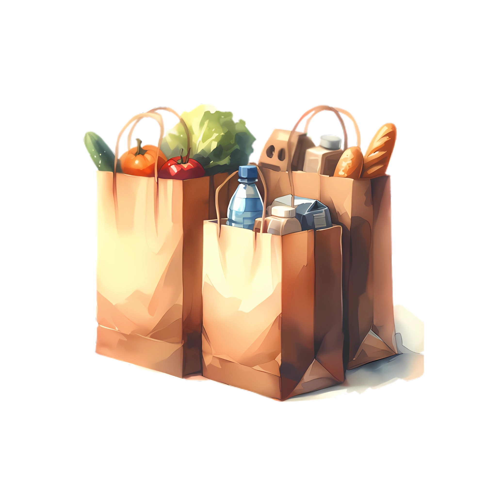 food shopping sticker